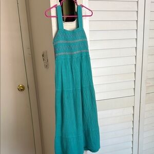 Cat & Jack Teal Casual Kids Dress